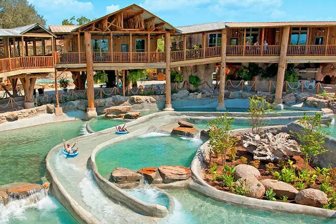 El complejo en Schlitterbahn, New Braunfels