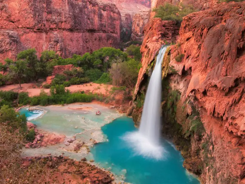 Havasu Falls en Arizona es nada menos que impresionante