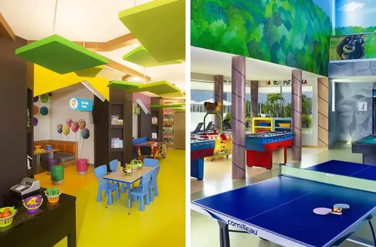 Comparando clubs infantiles: Moon Palace y Hard Rock