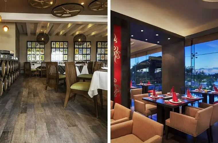 Comparando restaurantes: Moon Palace y Hard Rock