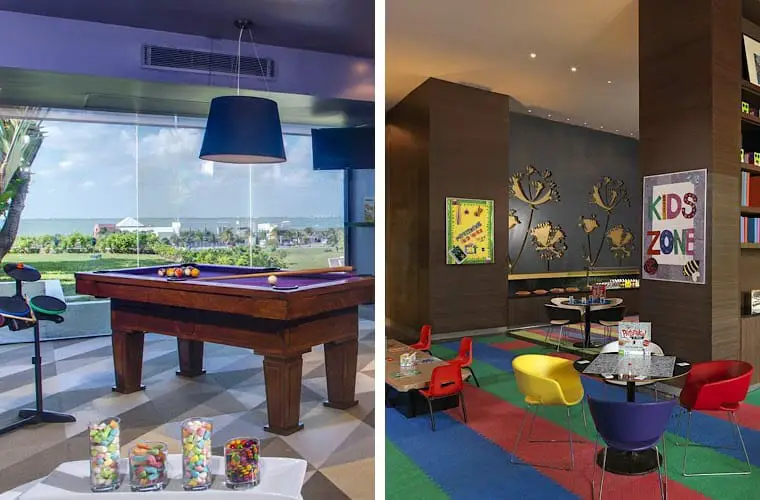 Comparando zona infantil: Paradisus Cancún y Paradisus Esmeralda