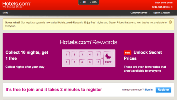 RECOMPENSAS DE HOTELES.COM